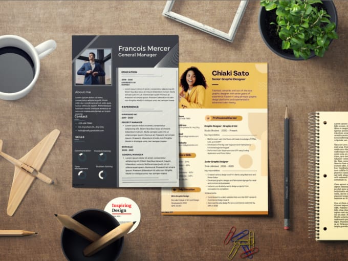 Gig Preview - Perform professional resume design and cv design in one hour