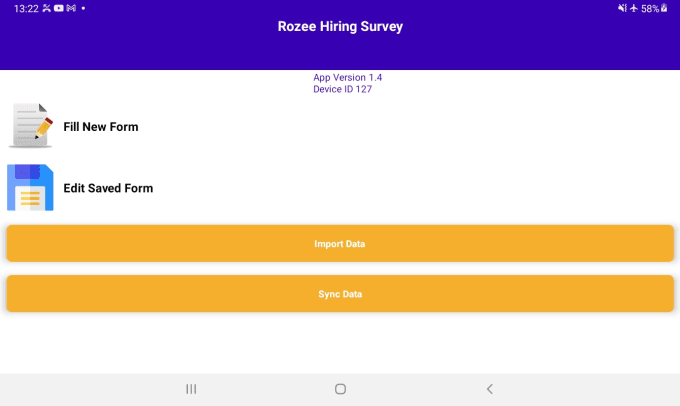 Gig Preview - Develop an offline survey mobile app to collect data for research