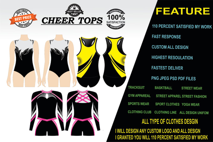 Gig Preview - Make a design cheer croptop