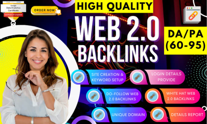 Gig Preview - Do web 2 0 backlinks