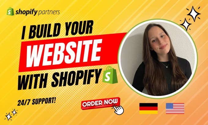 Gig Preview - Create a shopify store, shopify website design, dropshipping