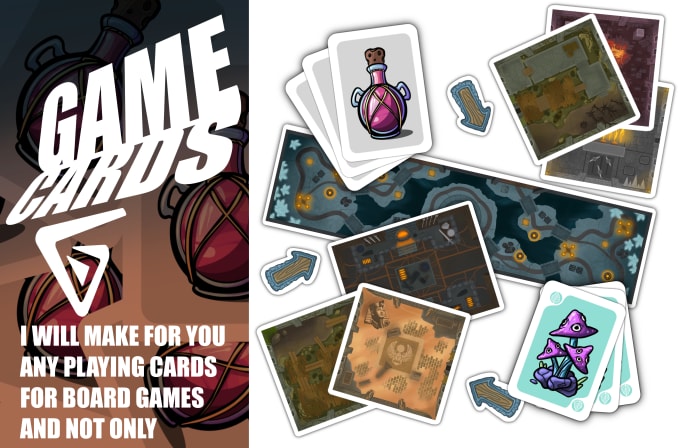 Gig Preview - Create playing cards for your board game