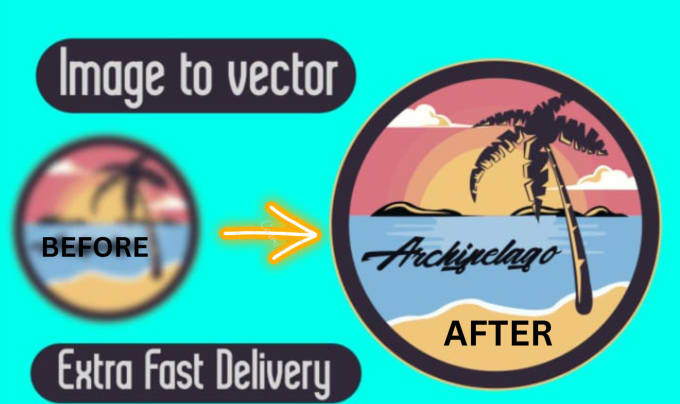 Gig Preview - Edit vectorize redesign create change update change color and modify your logo