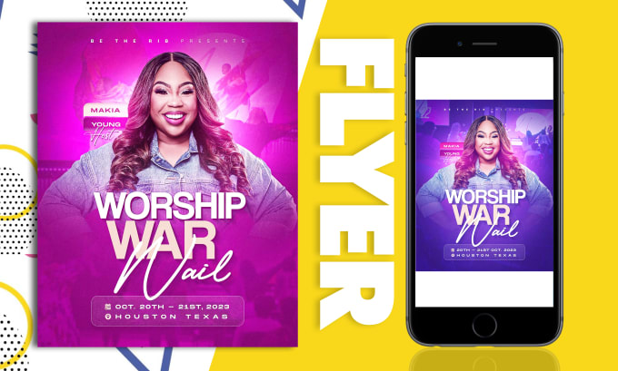 Bestseller - design event flyer, church flyer, party or postcard layout