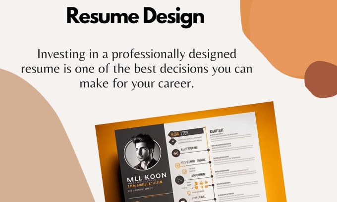 Gig Preview - Design a modern resume, CV, cover letter on canva