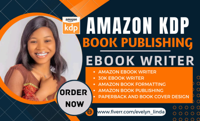 Gig Preview - Be your amazon ebook writer, amazon KDP book publishing expert, ebook publishing