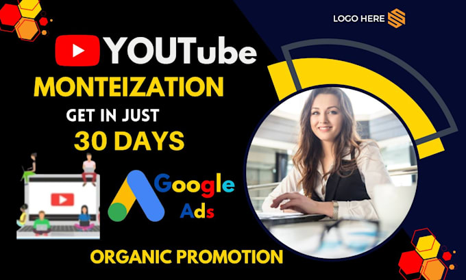 Gig Preview - Do organic promotion for youtube channel monetization