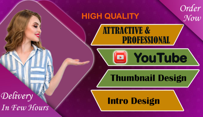 Gig Preview - Design eye catching youtube thumbnails that get views and subscribers