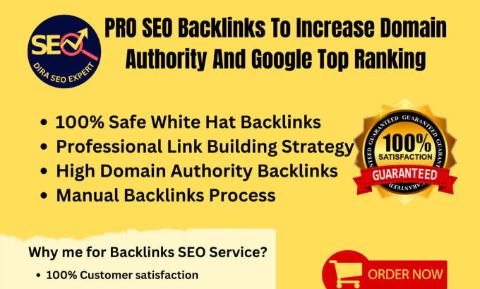 Gig Preview - Create pro SEO backlinks to increase domain authority and google ranking