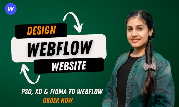 Gig Preview - Create custom webflow website, figma to webflow, webflow development, webflow