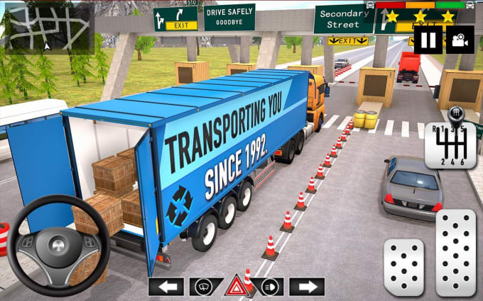 Gig Preview - Create an amazing cargo parking game for you in just 3 days