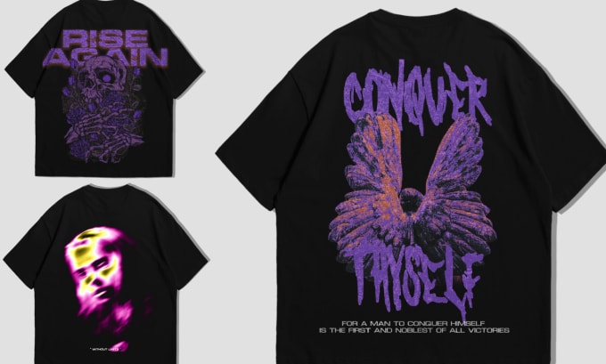 Gig Preview - Make oversized tshirt designs