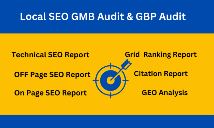 Gig Preview - Provide local SEO gmb audit and gbp audit for your local business