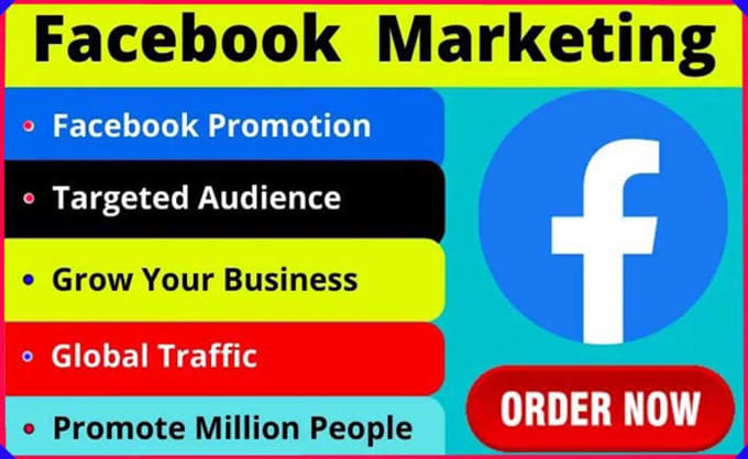 Gig Preview - Give organic facebook promotion, fb marketing and advertising for your business