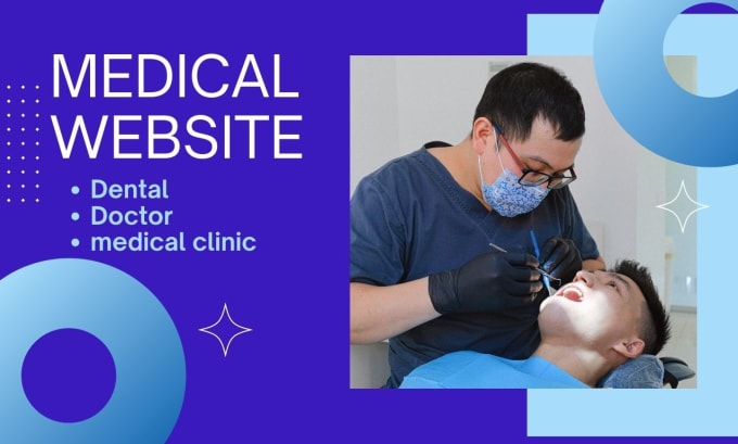 Gig Preview - Design a professional dentist website, clinic website with booking