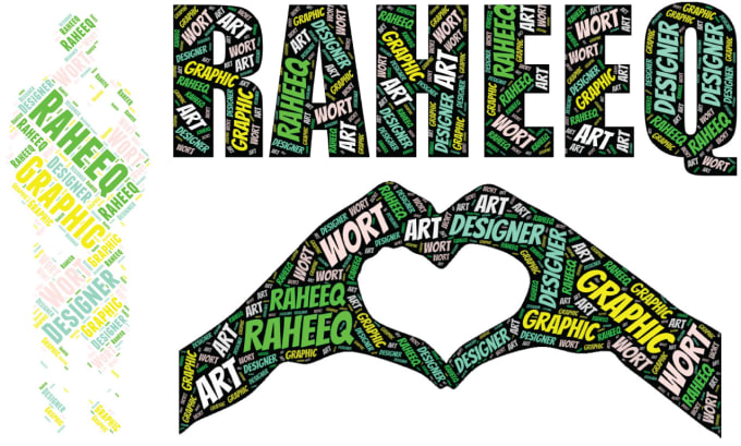 Gig Preview - Design custom word art, word cloud art