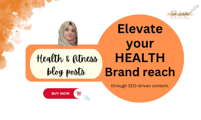 Gig Preview - Elevate your health and fitness blog with SEO driven content