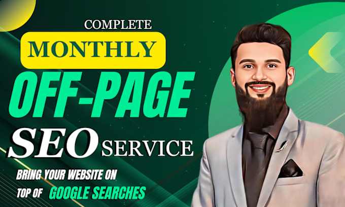 Gig Preview - Do monthly off page service using authority dofollow seo backlinks