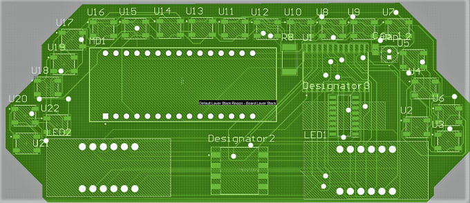 Gig Preview - Design schematics, pcb lyout in easyada, eagle kicad, altium