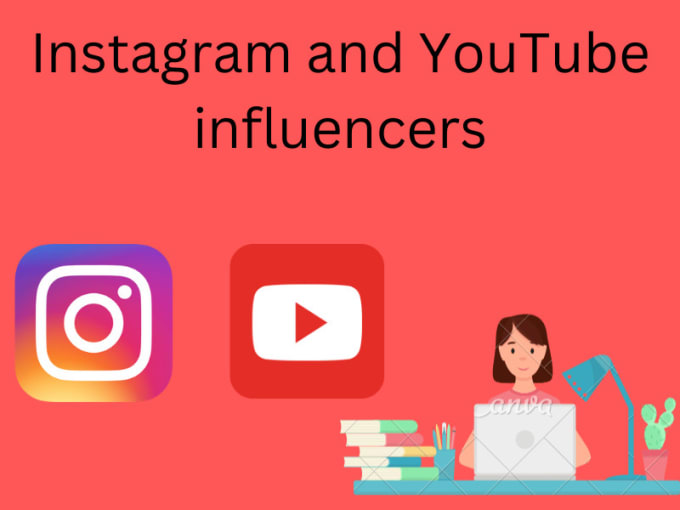 Gig Preview - Find best instagram and youtube influencers, influencers marketing