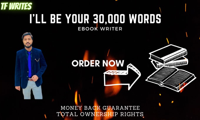 Gig Preview - Ghostwrite the amazing 30,000 words ebook efficiently