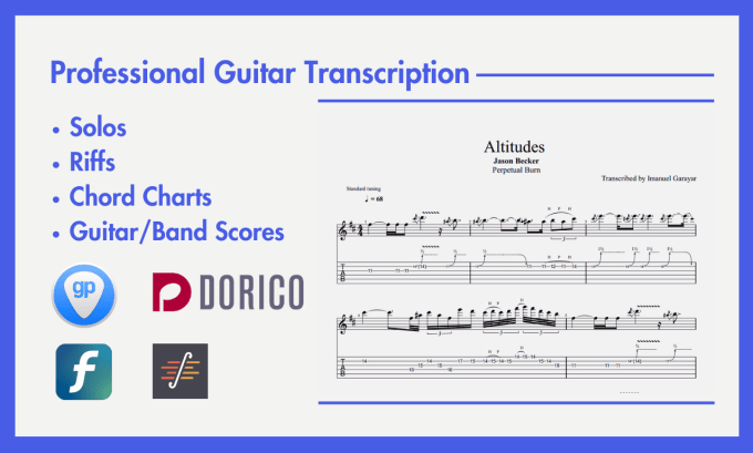 Gig Preview - Transcribe any guitar solo into tab