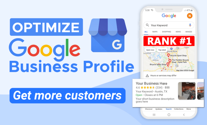 Gig Preview - Optimize google my business profile for top ranking