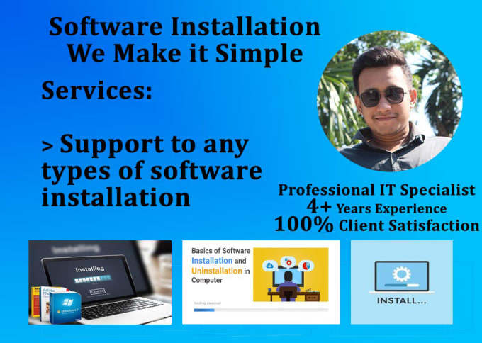 Gig Preview - Give expert software installation services adobe office trados autocad anything