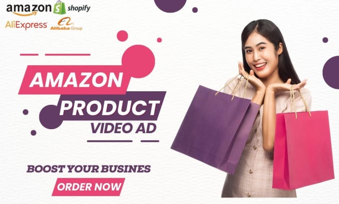 Gig Preview - Create shopify,amazon product video ads or tiktok ads