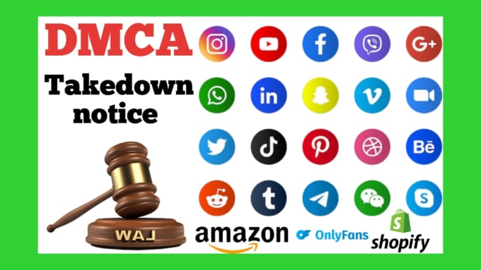 Gig Preview - Submit dmca takedown notice to remove infringement