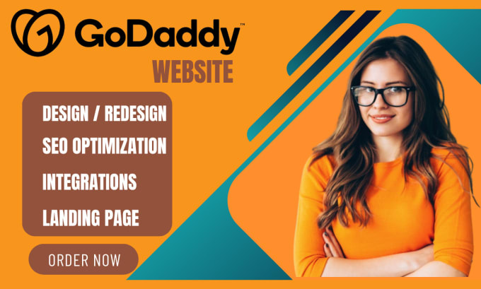 Gig Preview - Godaddy website design, website design, godaddy website