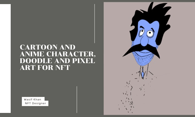 Gig Preview - Create amazing cartoon and anime character, doodle and pixel art for nft