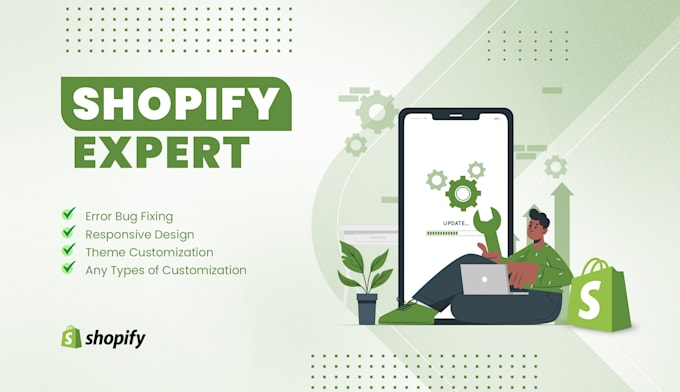 Gig Preview - Do shopify bug fixing and shopify custom coding