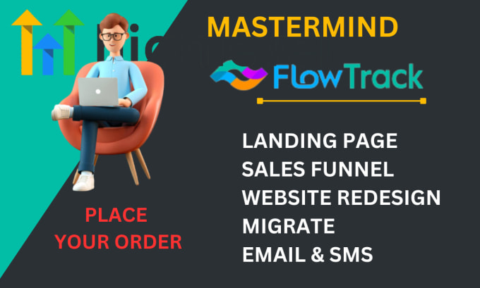 Gig Preview - Do flowtrack landing pages and gohighlevel automations