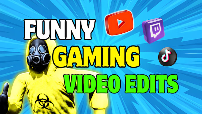 Gig Preview - Do funny gaming video editing for youtube and tiktok reels