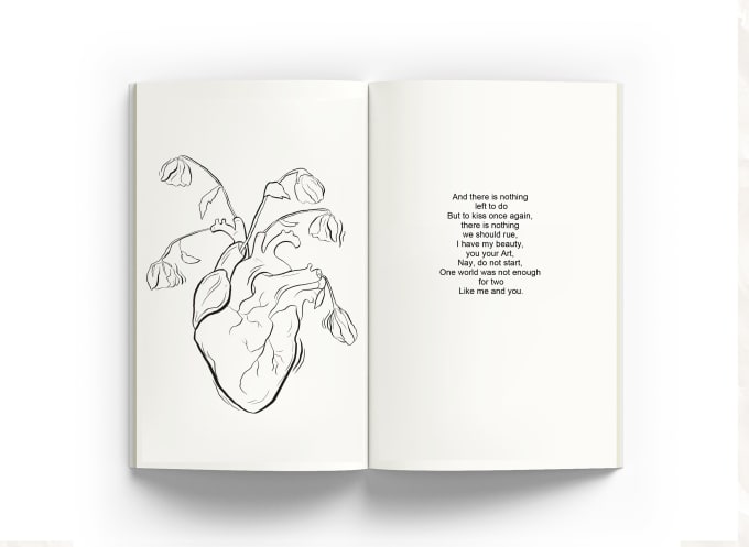 Gig Preview - Draw pen illustrations for poems or poetry book