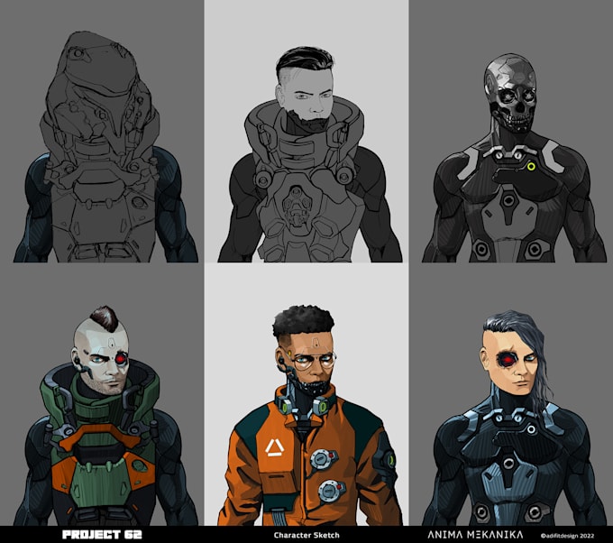 Bestseller - design sci fi characters for your video games