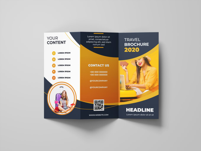 Gig Preview - Design a professional trifold flyer