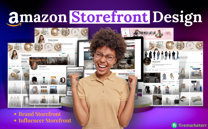 Gig Preview - Create amazon brand storefront or influencer storefront design