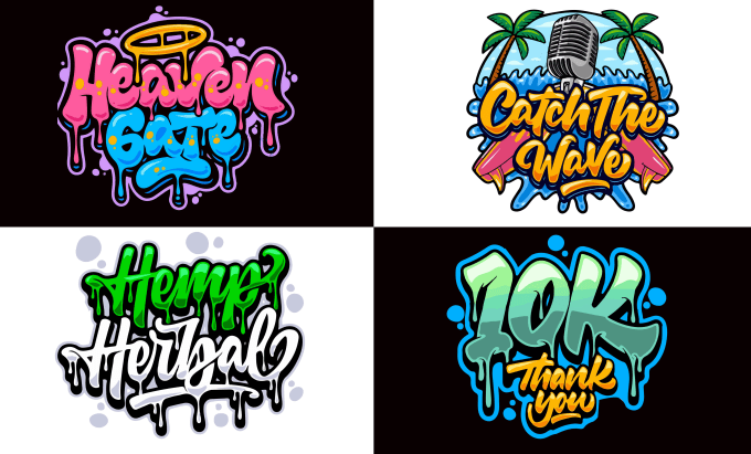 Gig Preview - Draw hand lettering typography style or font logo