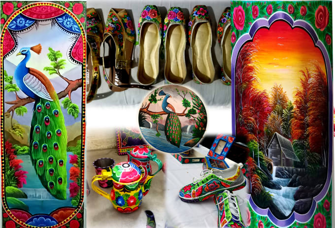 Gig Preview - Make pakistani truck art paintings and handcrafts