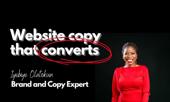 Gig Preview - Write website copy that converts