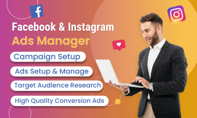 Gig Preview - Your facebook and instagram ads manager