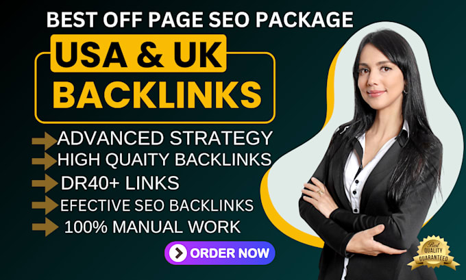 Gig Preview - Build high quality UK USA backlinks, blog forum manual SEO link building