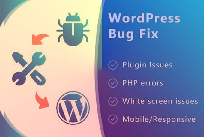 Gig Preview - Fix wordpress issues errors fix wordpress website html css bootstrap website