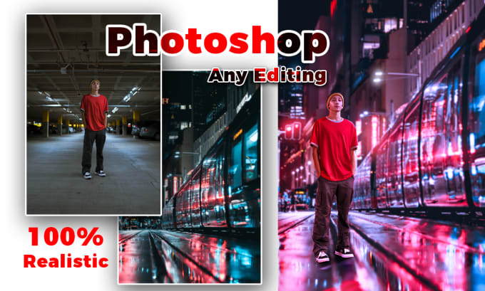 Gig Preview - Do realistic photo manipulation and glow effect service