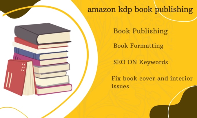 Gig Preview - Do amazon kdp book publishing,amazon kindle hardcover and paperback publishing