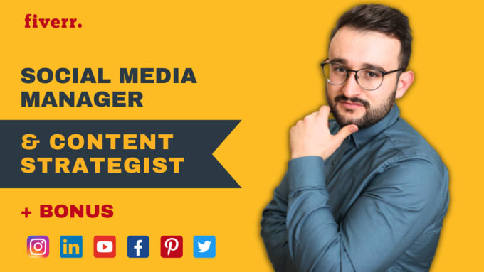 Gig Preview - Be your social media manager and content creator