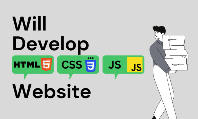 Gig Preview - Develop html, css, javascript and tailwind website and pages