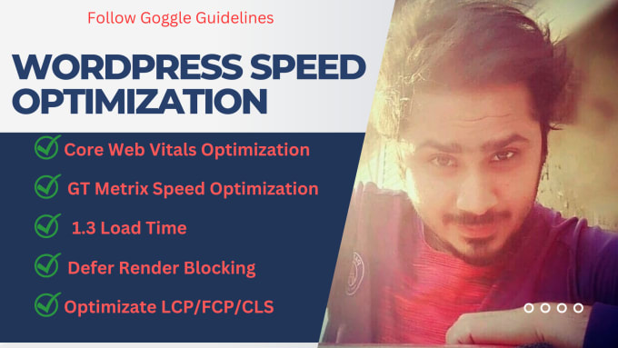 Gig Preview - Do wordpress page speed insights to fix core web vitals and gtmetrix